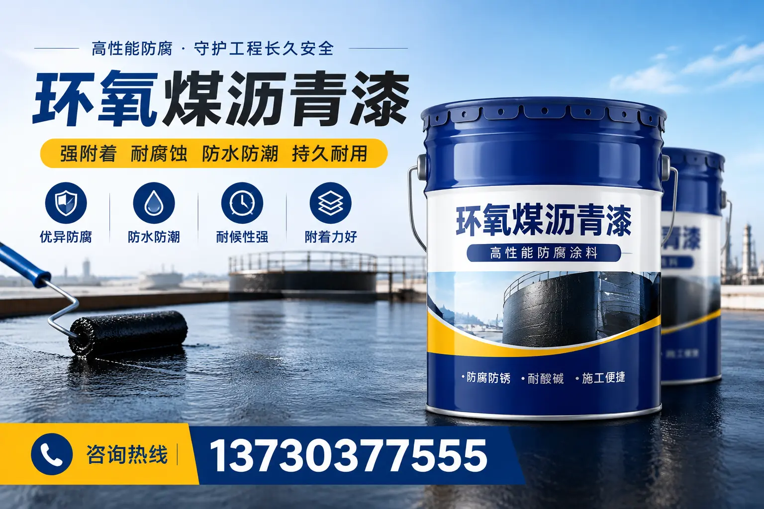 如何判断环氧煤沥青漆的质量?海陵消费者指南