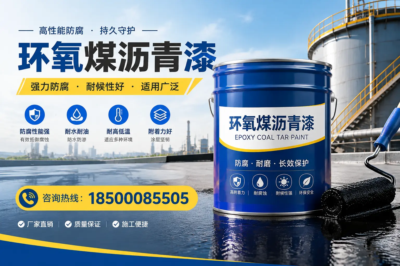 环氧煤沥青漆的储存与运输注意事项,海陵企业须知
